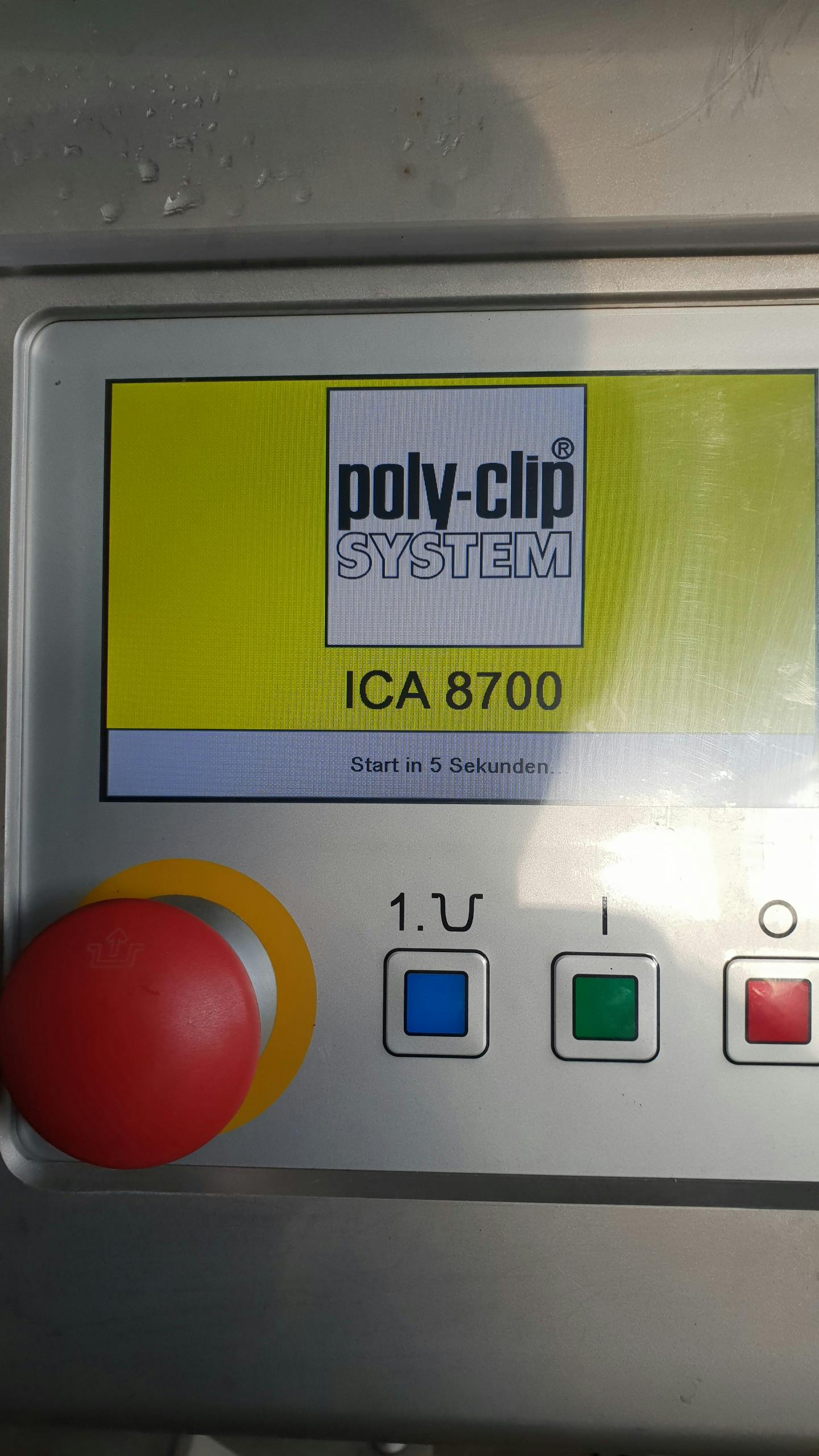 Jednostka sterująca of POLYCLIP ICA 8700 